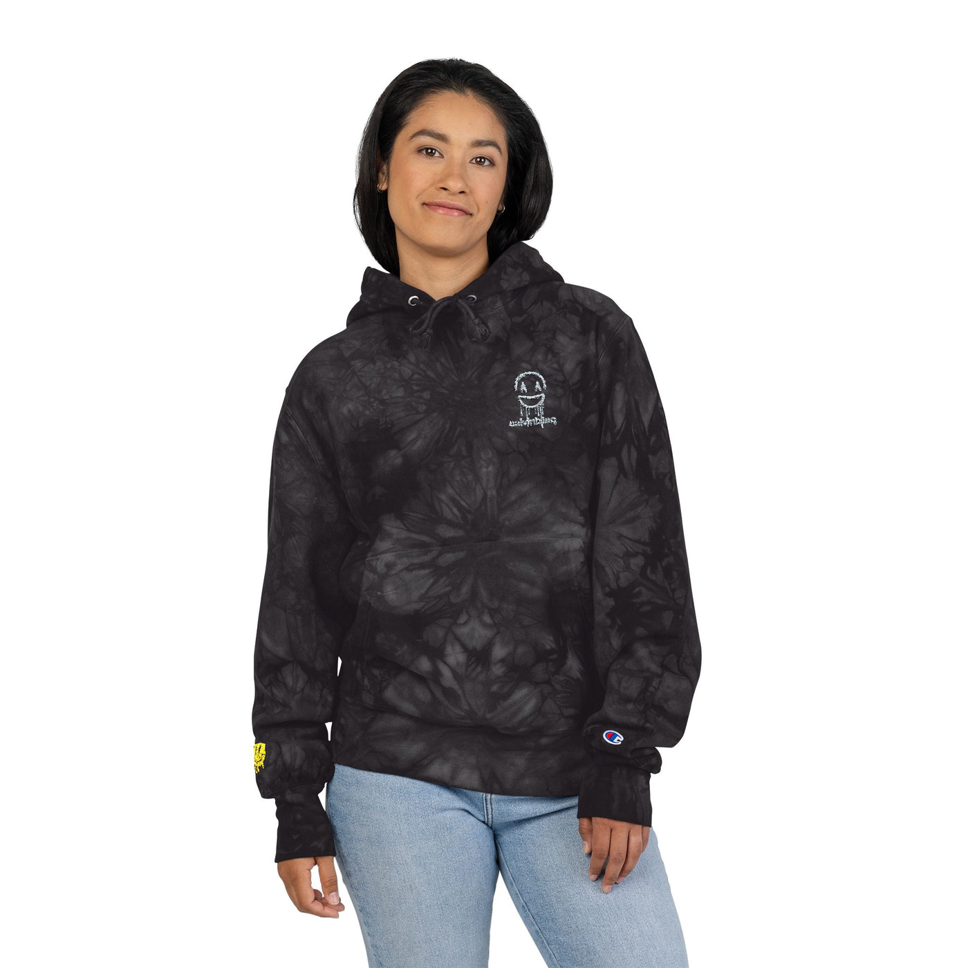 Copy of Unisex Tie-Dye Champion Hoodie with Embroidery