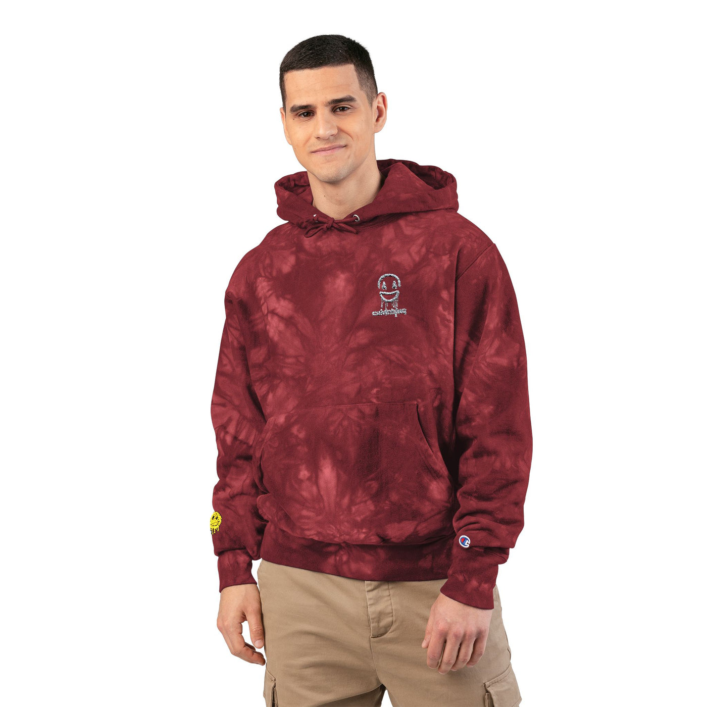 Copy of Unisex Tie-Dye Champion Hoodie with Embroidery